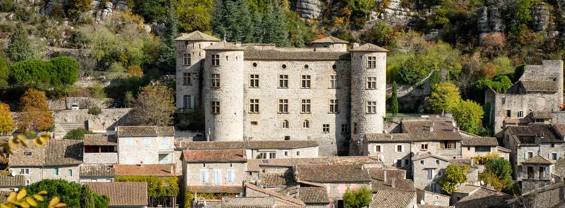 camping chateau de Vogüé