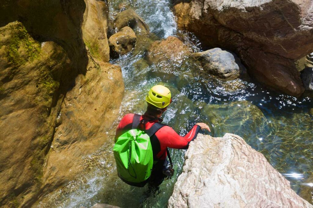 camping ardeche canyoning