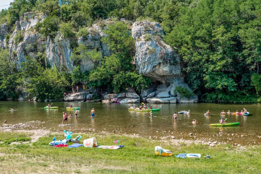 camping baignade ardeche